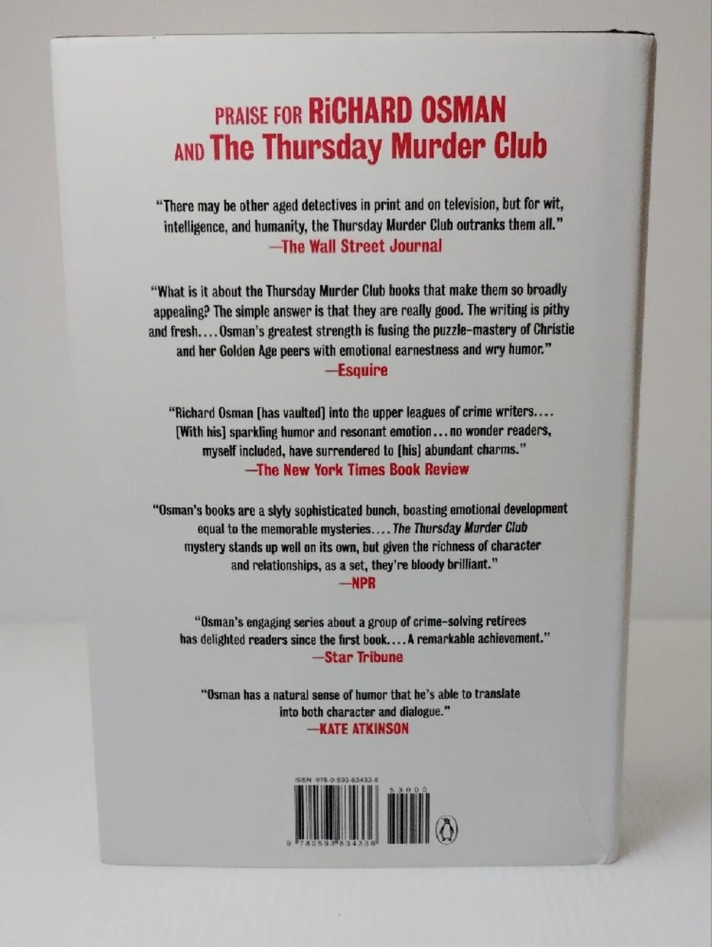 Richard Osman We Solve Murders Hardcover -